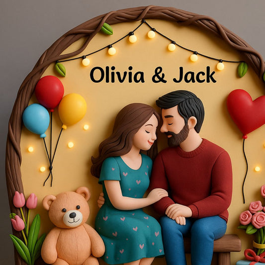 Couple Tabletop 3D Art