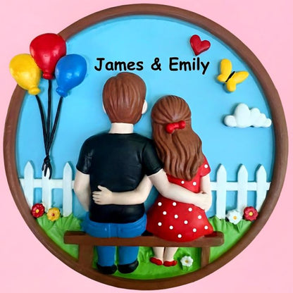 Personalised Lovely Couple 3D Art
