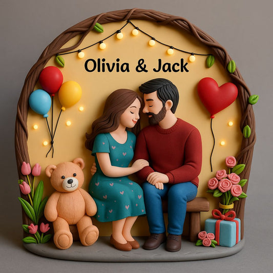 Couple Tabletop 3D Art