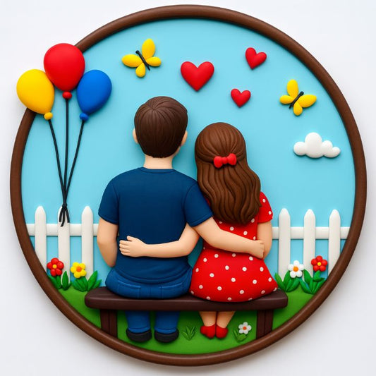 Lovely Couple 3D Art